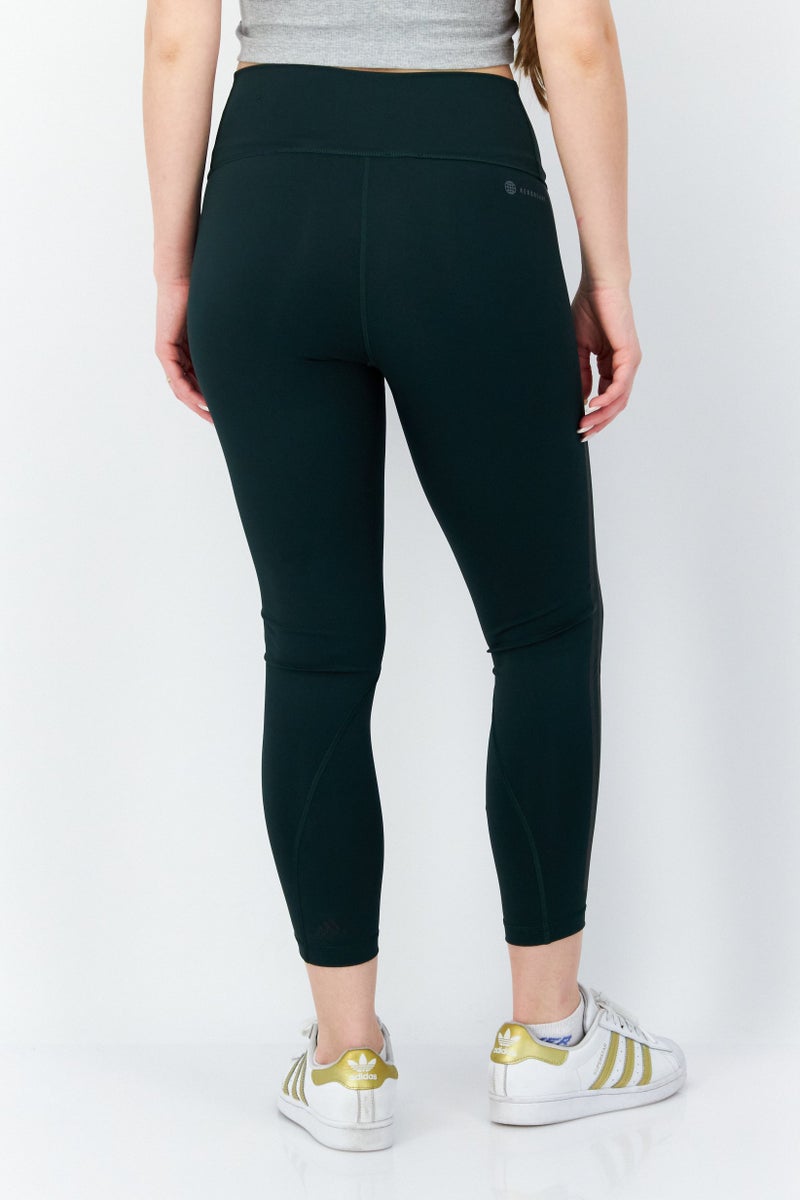 Adidas Women Sportswear Fit Training Tights, Green - Image 4