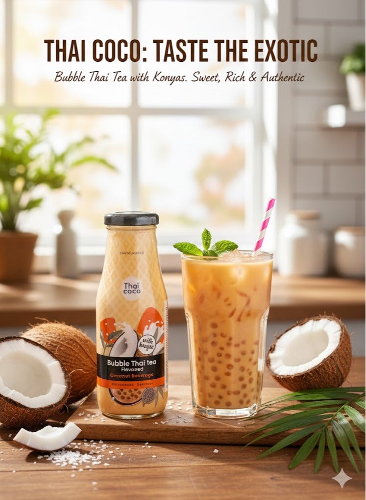 Thai Coco Bubble Thai Coconut Flavored Thai Milk Tea 250ml - Image 1