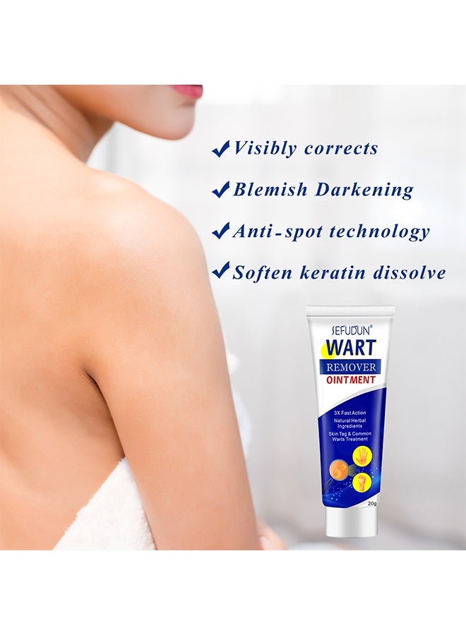 Sefudun Wart Remover Ointment ， Advanced Formula Wart Cream Gentle Safe and Effective Removal of Corn & Callus Suitable for All Skin Types Natural Herbal Ingredients Added Unisex  20g - Image 2