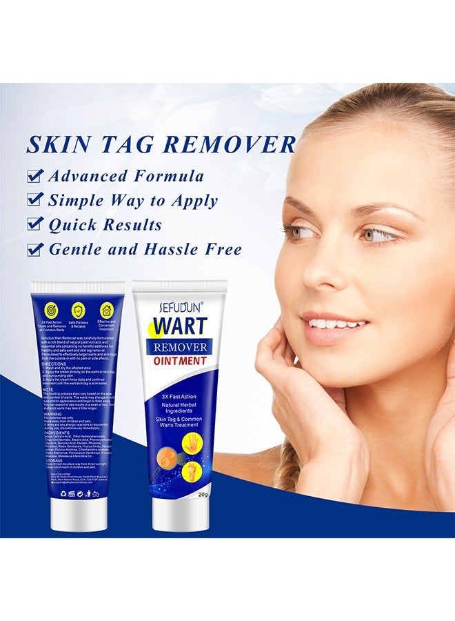 Sefudun Wart Remover Ointment ， Advanced Formula Wart Cream Gentle Safe and Effective Removal of Corn & Callus Suitable for All Skin Types Natural Herbal Ingredients Added Unisex  20g - Image 3