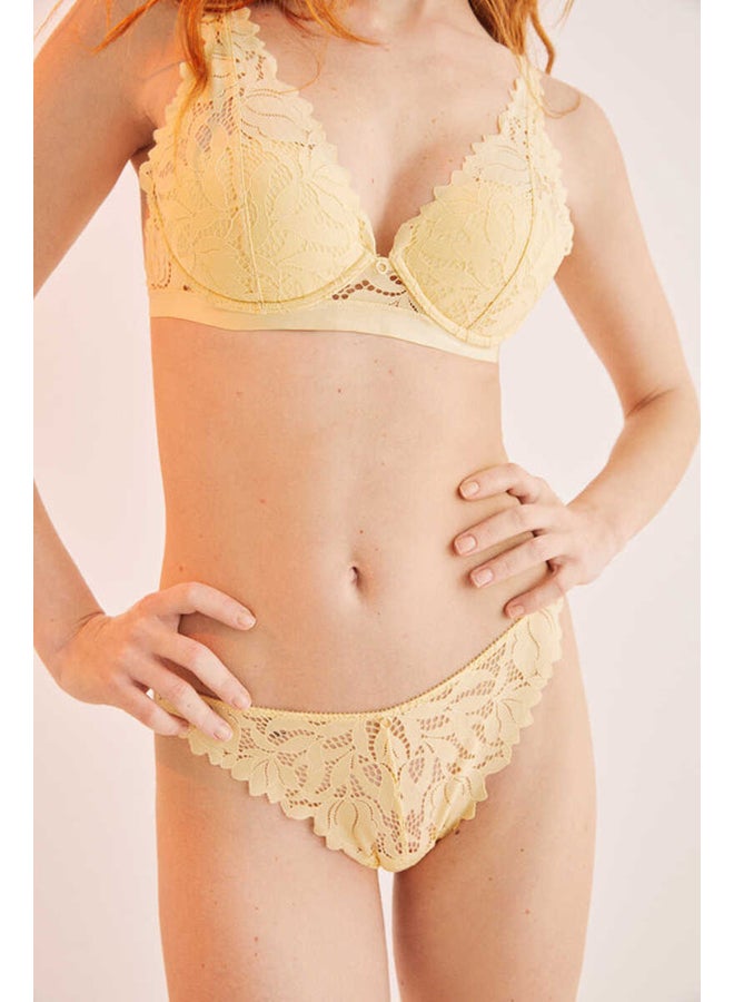 women'secret Classic guipure lace briefs  - Image 3