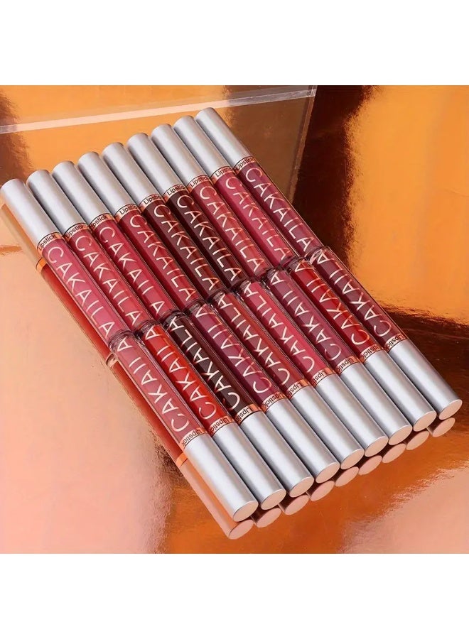 CAKAILA 6pcs CAKAILA Velvet Matte Lipstick Set - Long-Lasting, Waterproof, Sweat-Resistant, Non-Stick Cup, Non-Fading, Easy Color Application, All Skin Types, Adult, Red Shade Series - Image 2