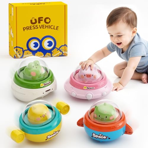 Dimoarch Press and Go Toy Cars for Toddlers 13 Push Go Animal Baby Racing Cars Friction Powered Car Toys for 61218 Months Birthday Gifts for 1 2 3 Year Old Boys Girls - Image 1