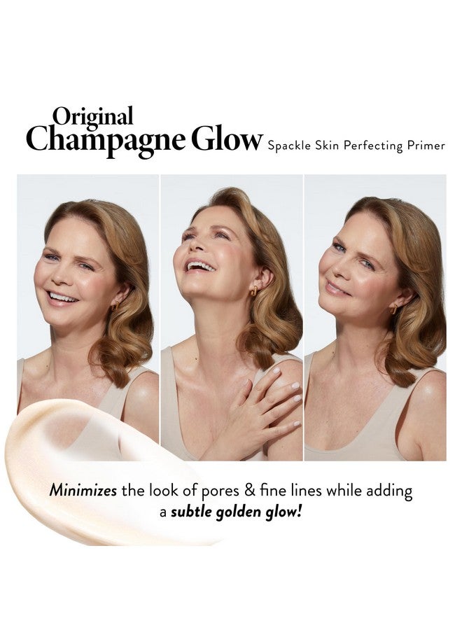 لوار جيلر نيويورك برايمر سباكل - شامبانيا جلو - حجم كبير 2 أونصة سائلة - برايمر مكياج بحمض الهيالورونيك للبشرة الناضجة - Image 3