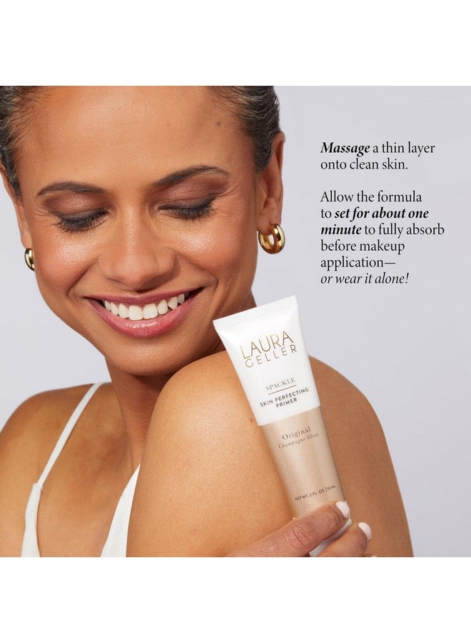 لوار جيلر نيويورك برايمر سباكل - شامبانيا جلو - حجم كبير 2 أونصة سائلة - برايمر مكياج بحمض الهيالورونيك للبشرة الناضجة - Image 4