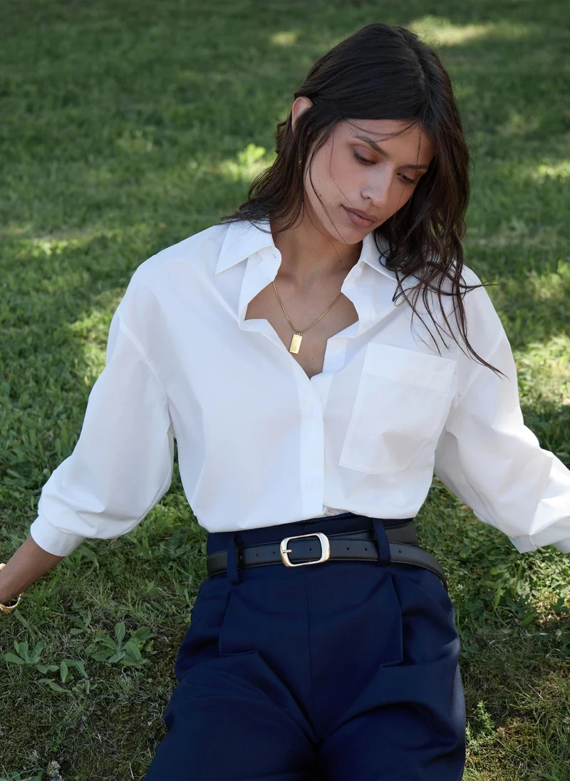 Lichi  Loose shirt with a chest pocket for Women | Best Price UAE