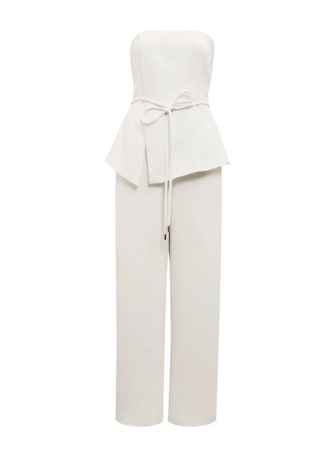 Forever New  Kehlani Strapless Jumpsuit for Women | Best Price UAE