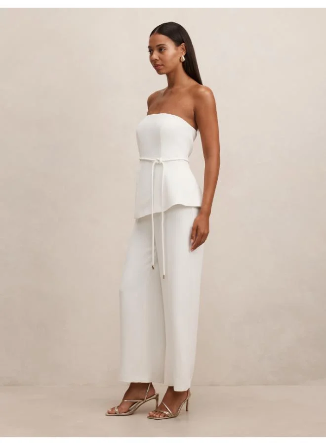 Forever New  Kehlani Strapless Jumpsuit for Women | Best Price UAE