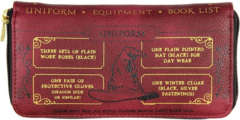 Bio World Harry Potter Hogwarts School List Zip Around Wallet - Image 2