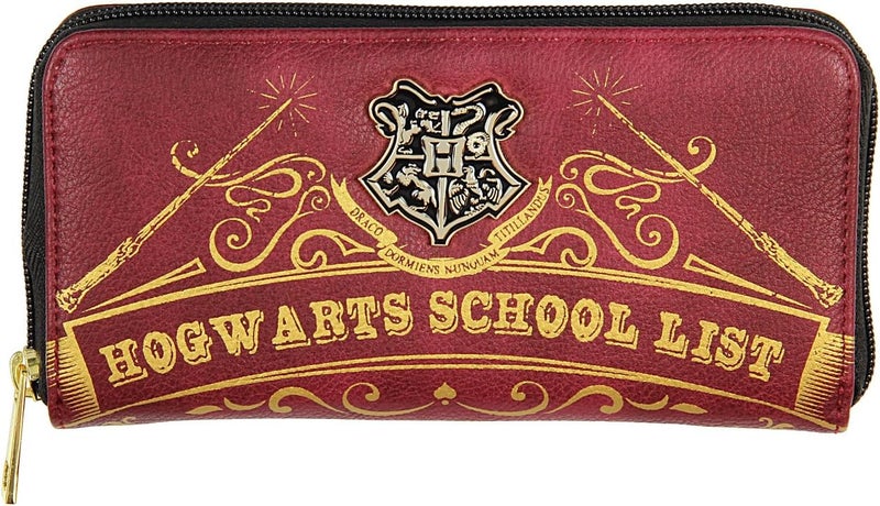 Bio World Harry Potter Hogwarts School List Zip Around Wallet - Image 1