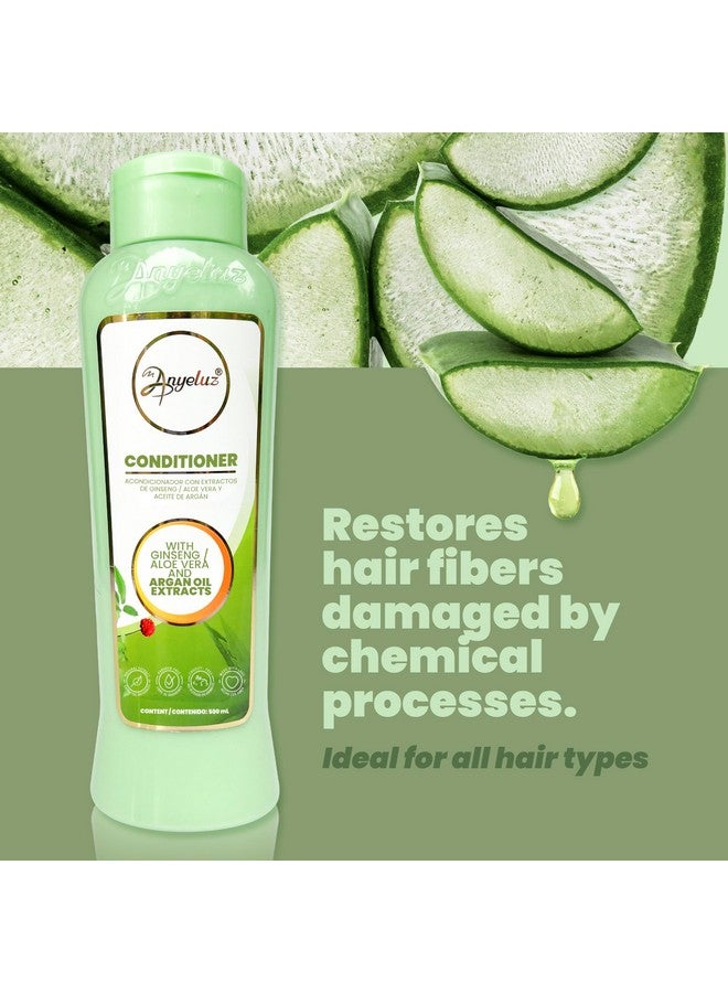 ANYELUZ Rosemary Shampoo And Aloe Conditioner Set, Volume And Hydration For Your Hair, With Hyaluronic, Argan Oil And Rosemary, Moisturizes And Enhances Shine  - Image 3