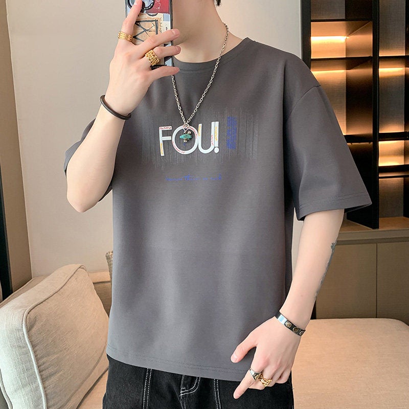 Woodpecker men's casual short-sleeved t-shirt 2026 summer new trendy brand round-neck thin loose T-shirt versatile top - Image 3