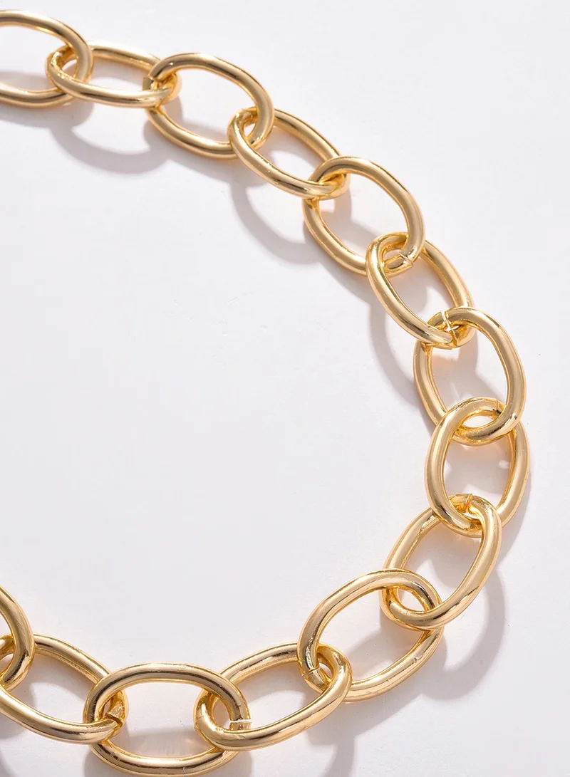Sohi  Contemporary Artificial Chain Necklace Jewellery for Women | Best Price UAE