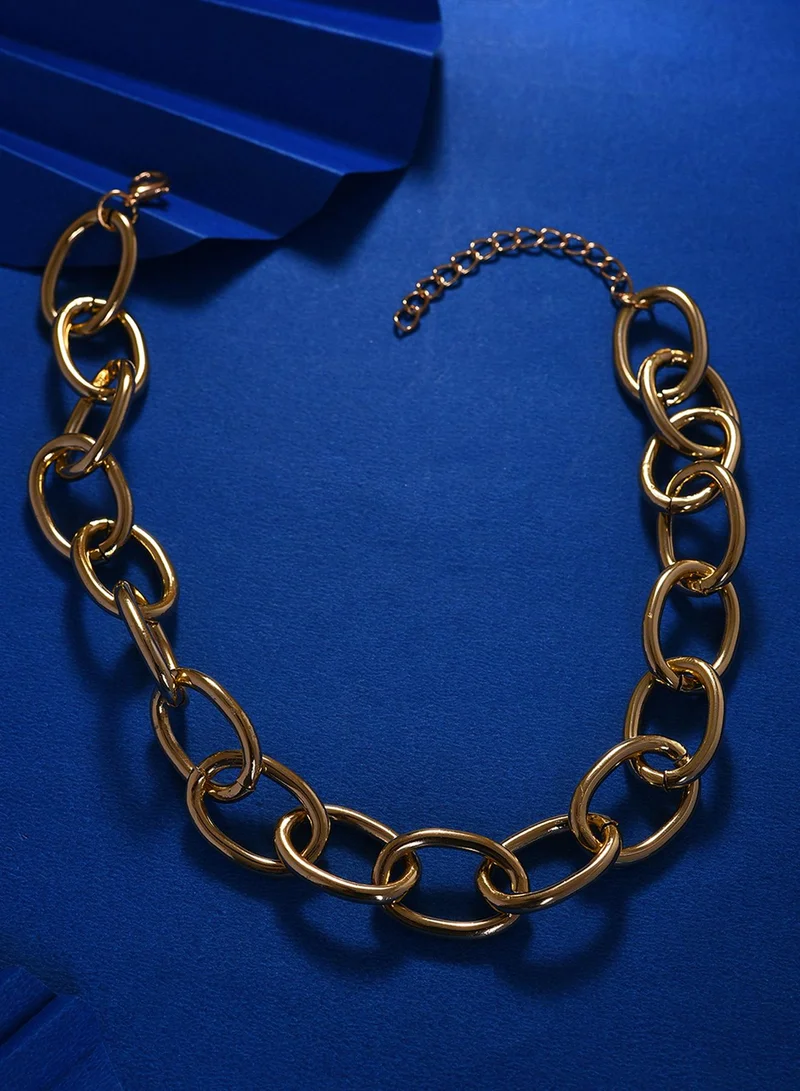 Sohi  Contemporary Artificial Chain Necklace Jewellery for Women | Best Price UAE