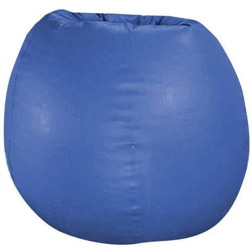 caddyFull | Leather Bean Bag Without Beans | Leatherette Bean Bag Cover for Indoor Living Room Gamer (Bluee) - Image 2
