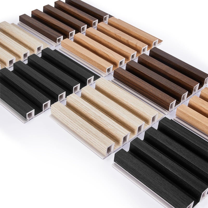LarWorks Samples 8 Pack 6" x 6" WPC Slat Wall Panels High Grille - Image 4