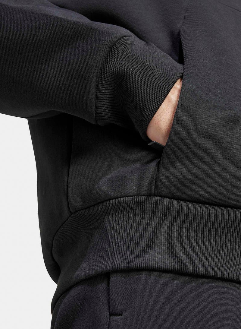Adidas Future Icons Three Stripes Full-Zip Hoodie - Image 5