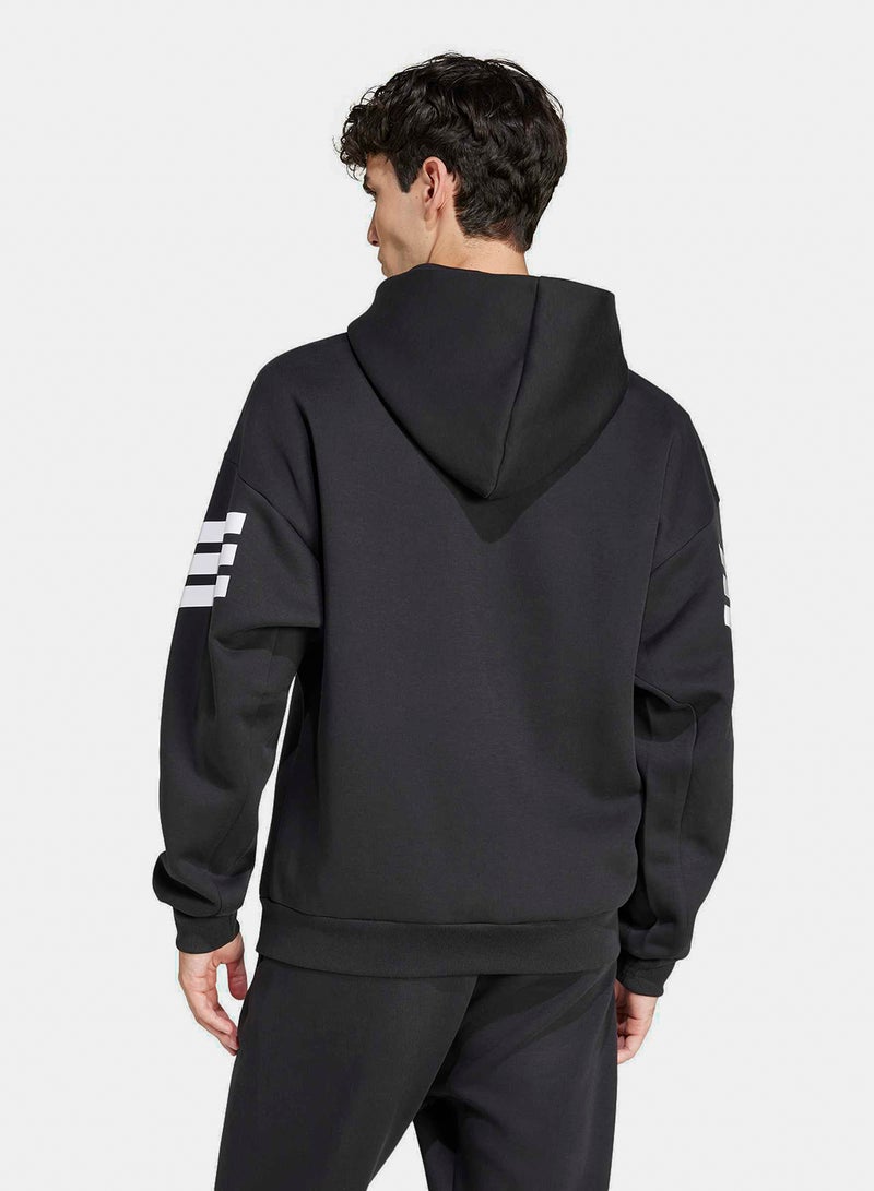 Adidas Future Icons Three Stripes Full-Zip Hoodie - Image 2