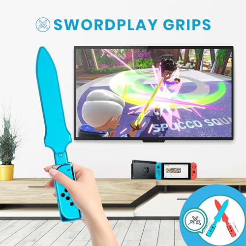 CODOGOY Switch Sports Accessories - CODOGOY 12 in 1 Switch Sports Accessories Bundle for Nintendo Switch Sports,Family Accessories Kit Compatible with Switch/Switch OLED Sports Games - Image 3