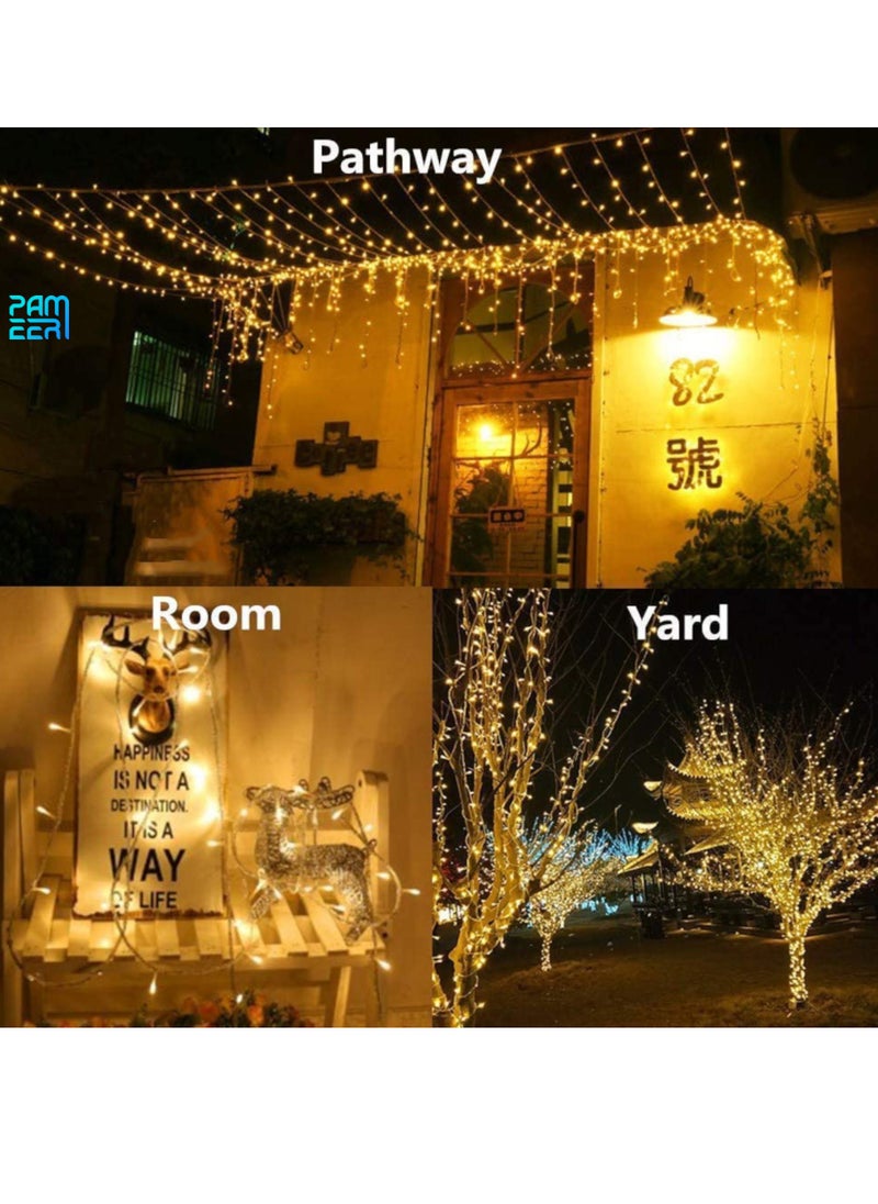 Warm White LED String Lights Black Wire Plug-in 30mtr 300 LEDs String Home Decorative LED Strip for Christmas EID Ramadan Diwali and Wedding Parties Decoration Box Button Control 8 Modes - pzsku/Z85137778B47C53630C14Z/45/_/1695390674/77c47715-30d9-4fb8-b47c-e510472a5940