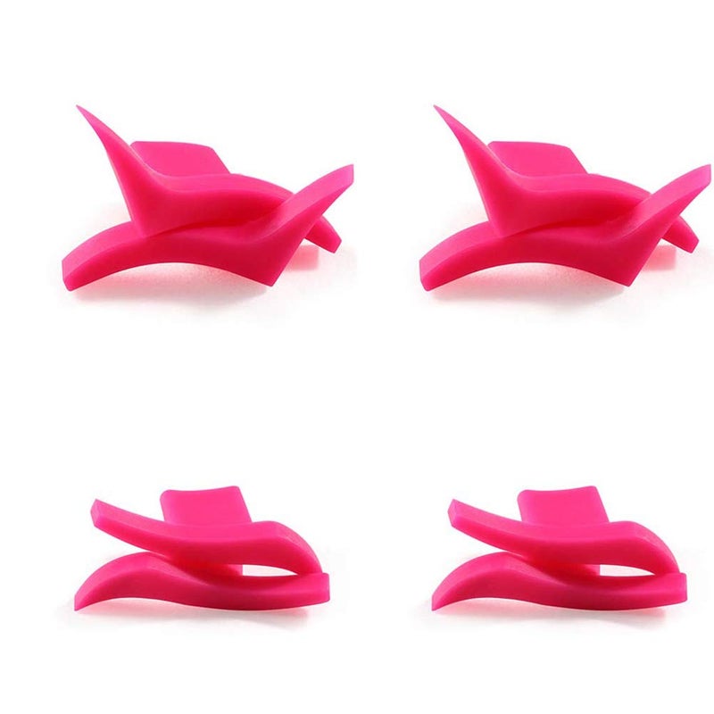 esowemsn 4Pairs of (classic style and dramatic syle) Silicon Wing Eyeliner Stamp Eyeshadow Stencil Models Wing Style Eye Liner Stamp Makeup Template Shaper Beauty Tool Accessories - Image 1