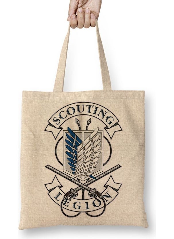 Print Shop Attck On Titan Scouting Tote Bag Long Handle