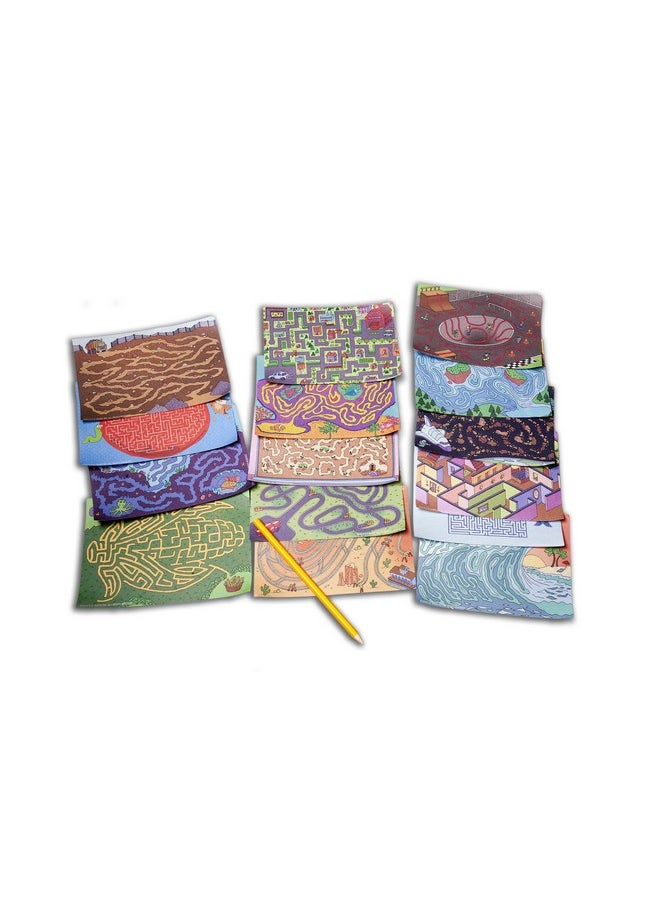 Bendon Bendon TS Shure Travel Games Mazes Mini Activity Tin with 20 Illustrated Activity Sheets and Pencil and Tin 50438  - Image 5