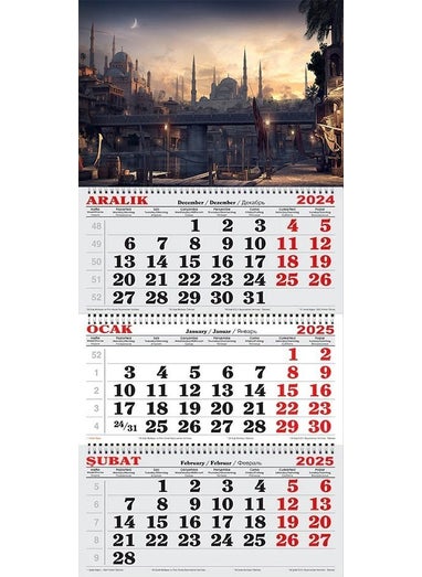 GENC DIGITAL PRINTING 2025 Sailor's Calendar ---Mosques in the Ottoman Empire - pzsku/Z851390A422CEAFE968E1Z/45/_/1729178054/121cb2a7-0d0f-4ec0-9b33-c7810d5fc360