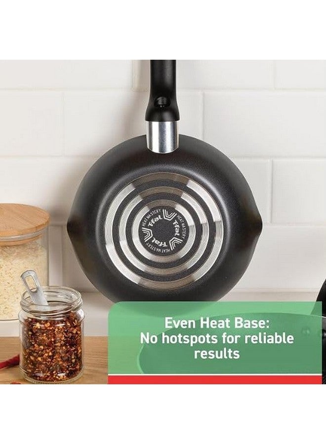 T-fal Specialty Nonstick Saute Pan with Glass Lid 5 Quart, Oven Broiler Safe 350F, Cookware, Deep Frying Pan with Handle, Skillet, Kitchen, Pots and Pans, Dishwasher Safe, Black - Image 4