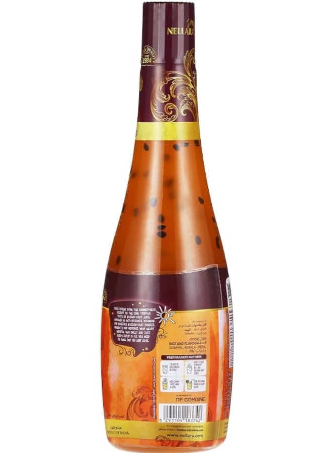 Nellara Passion Fruit Syrup 750ml - Image 2