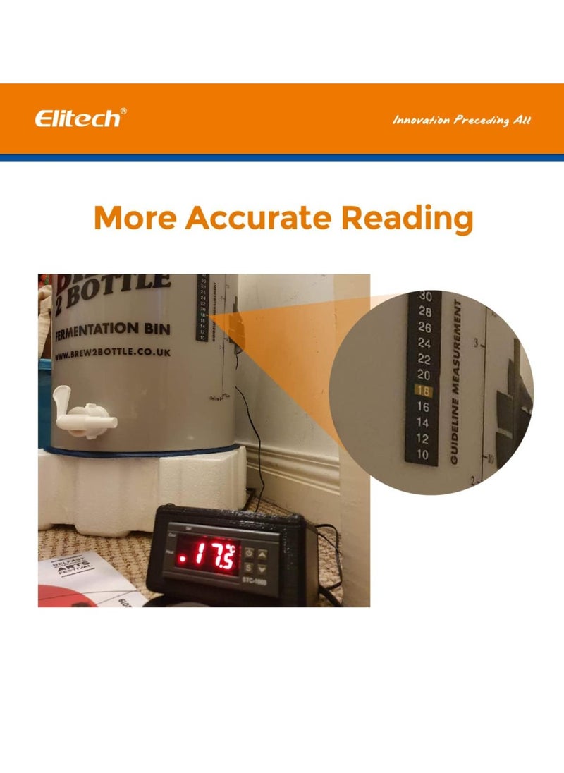 Elitech Elitech STC-1000 Temperature Controller Origin Digital 110V Centigrade Thermostat 2 Relays  - Image 3