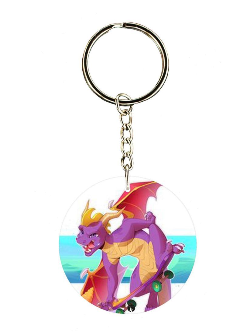 RKN Spyro Double Side Printed Keychain