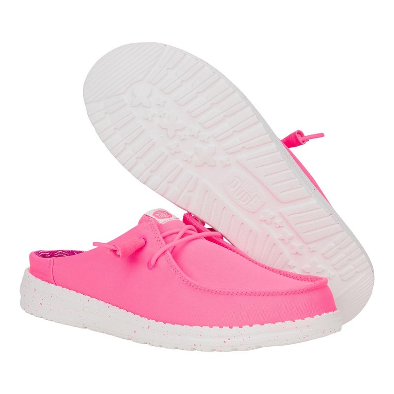 HEYDUDE Wendy Slip Classic - Neon Pink - Image 3