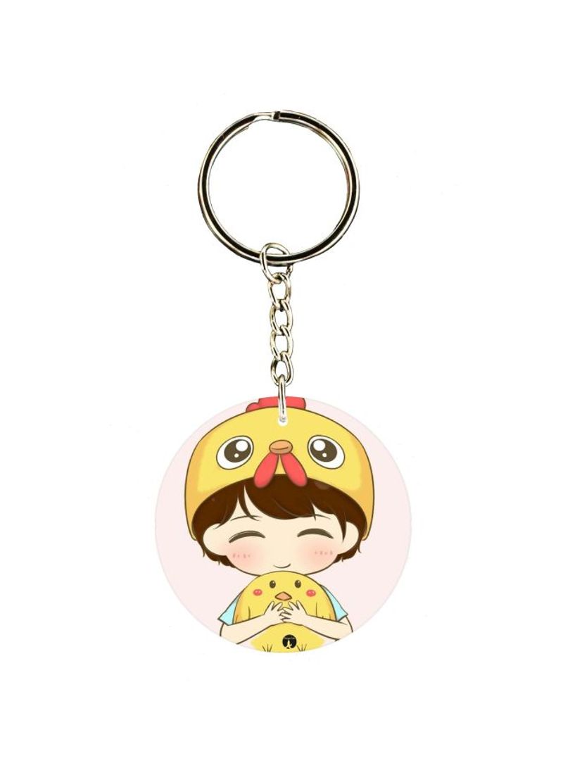 RKN Cartoon Themed Single Sided Keychain