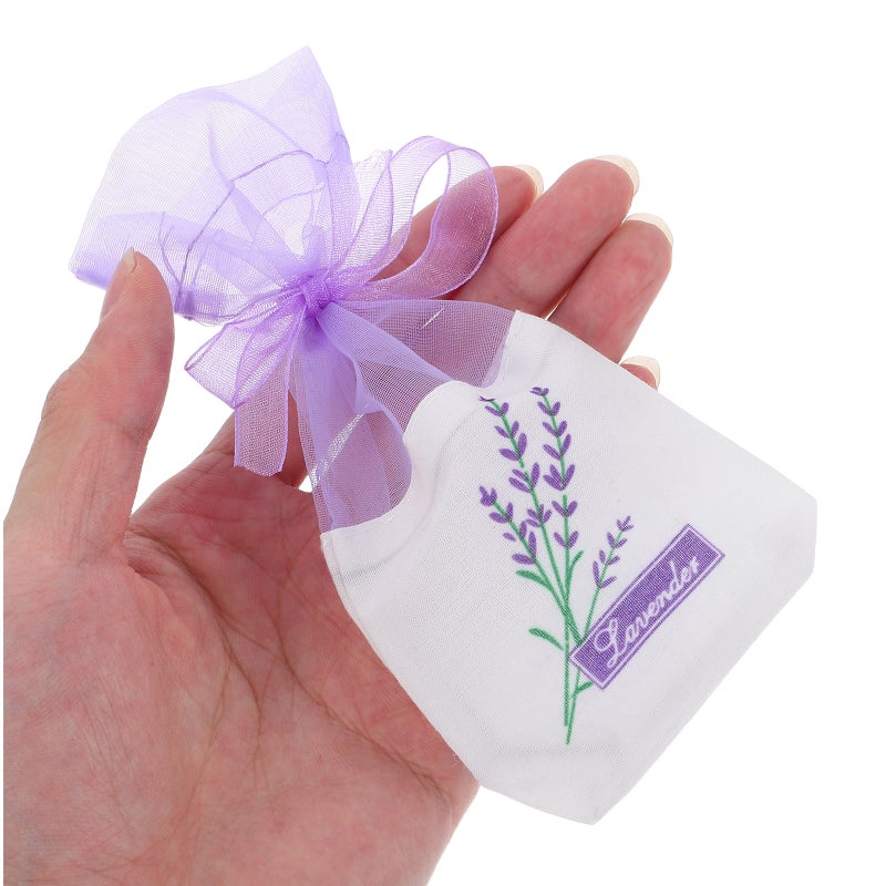 12pcs Floral Printing Lavender Bags Empty Fragrance Pouch Sachets Bag for Relaxing Sleeping (New Light ) - Image 3