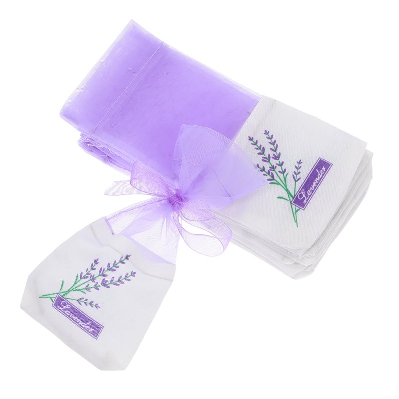 12pcs Floral Printing Lavender Bags Empty Fragrance Pouch Sachets Bag for Relaxing Sleeping (New Light ) - Image 5