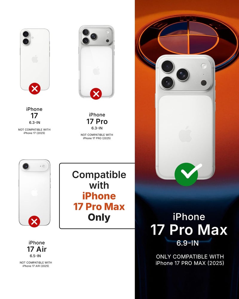 CG MOBILE BMW [Official Licensed] Protective Case Designed for iPhone 17 Pro Max |Motorsport Collection|IML Printed Case with Vertical Stripes - White - Image 2