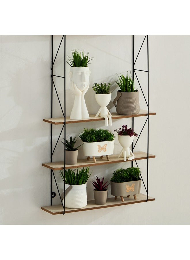 Home Box Taria Rectangular Plastic Planter with Legs 14.5 x 8.5 x 6 cm  - Image 3