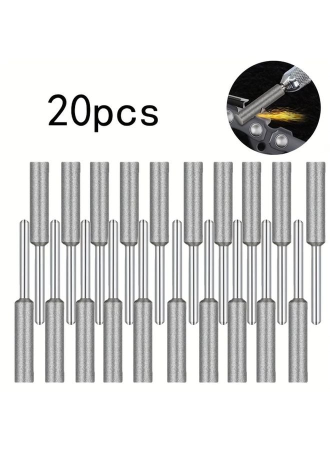 20 Pieces Diamond Grinding Heads For Chainsaws Electric Saws High Speed Polishing - Image 1