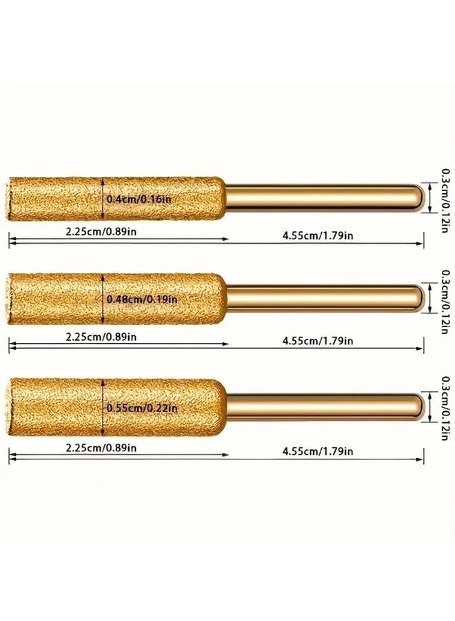 20 Pieces Diamond Grinding Heads For Chainsaws Electric Saws High Speed Polishing - Image 3