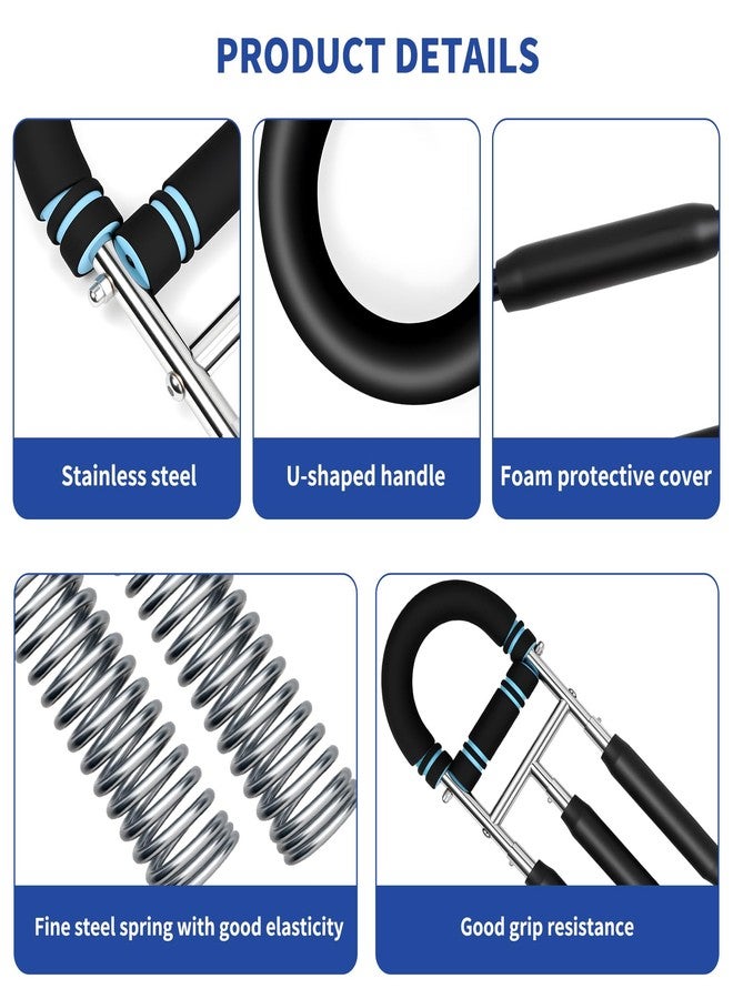 BestYiJo Twister Arm Trainer - Adjustable Resistance (83-132lbs) with Triple Spring System | Arm Exercise Equipment for Home Gym & Upper Body Workout | Chest & Forearm Strengthener - Image 4