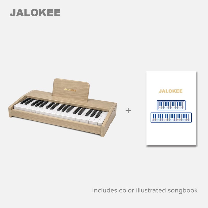JALOKEE Kids Piano Keyboard, Digital Piano for Kids, Music Educational Instrument Toy, Wood Toy for 3+ Girls and Boys (Oak, 37 Keys) - Image 5