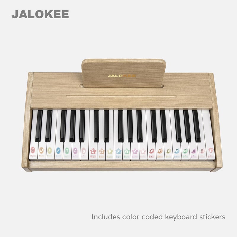 JALOKEE Kids Piano Keyboard, Digital Piano for Kids, Music Educational Instrument Toy, Wood Toy for 3+ Girls and Boys (Oak, 37 Keys) - Image 4