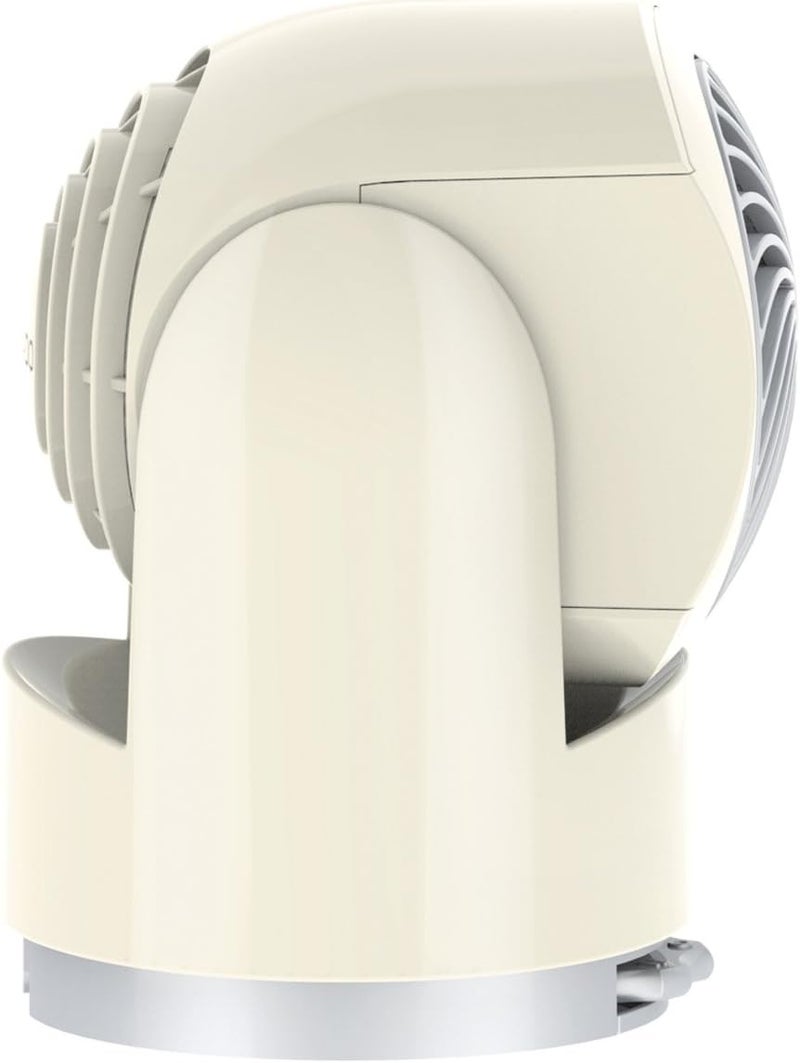 Vornado مروحة فلبي V6 المدمجة لتدوير الهواء، مروحة سفر هادئة محمولة للمكتب أو غرفة النوم، رأس قابل للتعديل، سرعتان، أبيض عتيق - Image 3