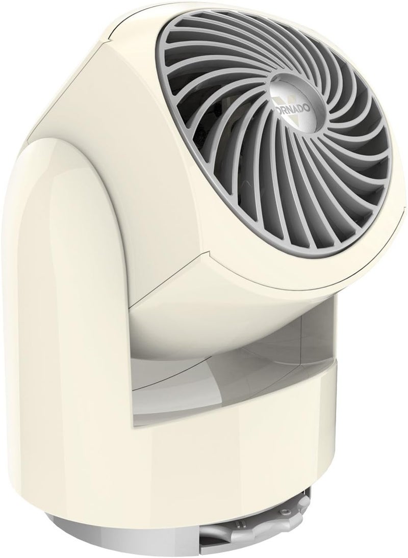Vornado مروحة فلبي V6 المدمجة لتدوير الهواء، مروحة سفر هادئة محمولة للمكتب أو غرفة النوم، رأس قابل للتعديل، سرعتان، أبيض عتيق - Image 1