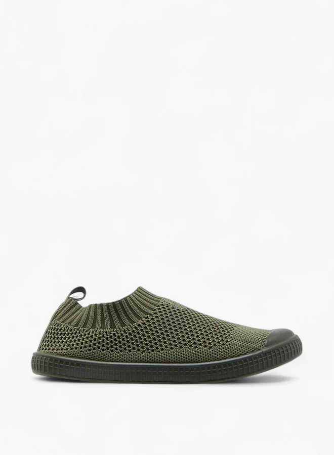 Oaklan by Shoexpress Textured Slip-On Sports Shoes