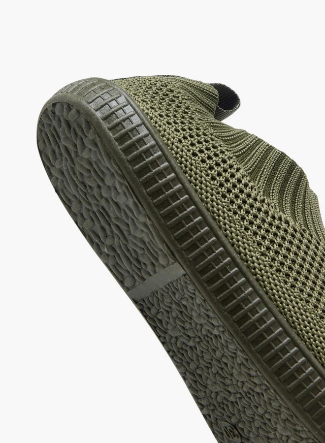 Oaklan by Shoexpress Textured Slip-On Sports Shoes