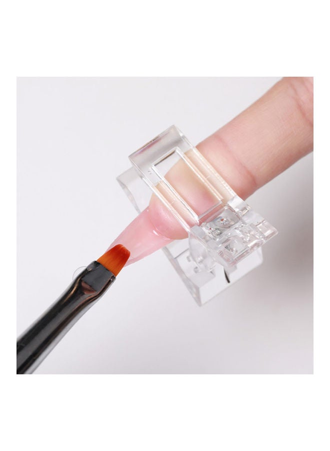 NIBEMINENT 100-Piece Nail Extension Manicure Set with Clips Multicolour - Image 5