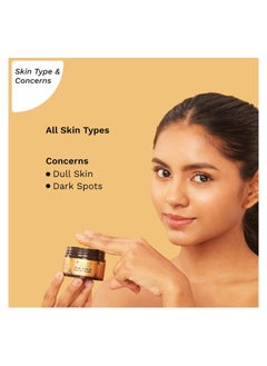 PILGRIM 24K Gold face mask for glowing skin  24K Gold face pack for glowing skin, skin hydrating, boosts collagen and restoring skin radiance  For All Skin Types  For Men And Women  50gm  - Image 3