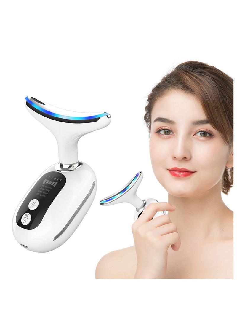 Generic - Facial Lifting Vibration Neck Massager 3 Massage Modes for Skin Care Lifts and Tightens Sagging Skin - Image 1